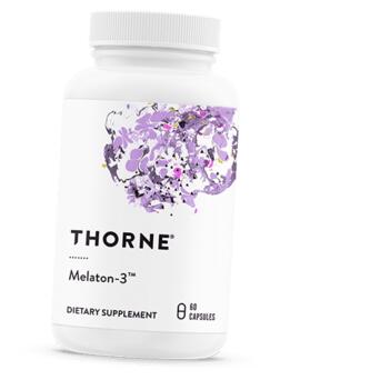 Вітаміни Thorne Research Melaton-3 60 капсул (72357001) фото №2