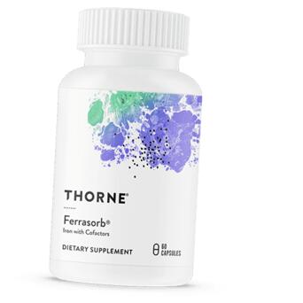Вітаміни Thorne Research Ferrasorb 60 капсул (36357033) фото №2