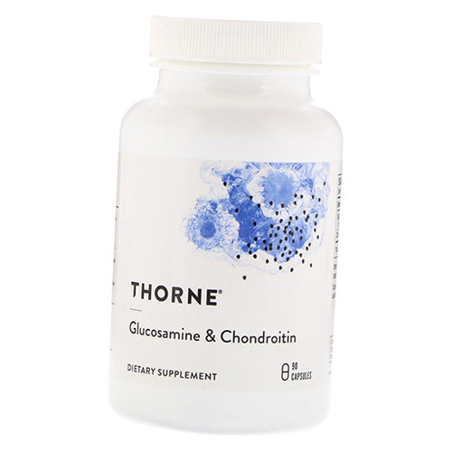 Хондропротектор Thorne Research Glucosamine & Chondroitin 90 капсул (03357001) фото №2