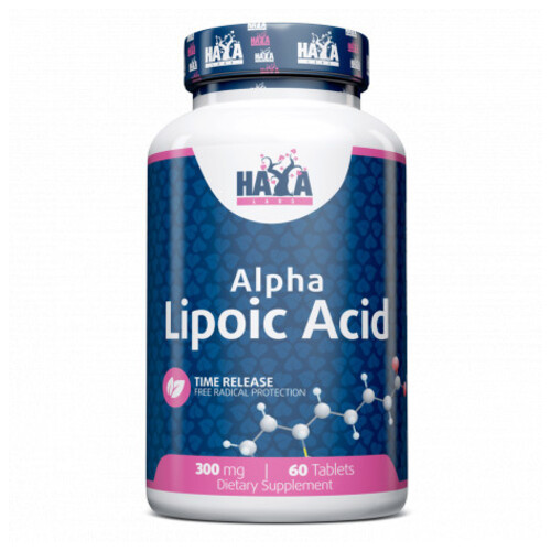 Вітамін Haya Labs Alpha Lipoic Acid 300 mg 60 таблеток фото №1