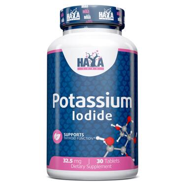 Добавка Haya Labs Potassium Iodide 32.5 mg 30 таблеток фото №1