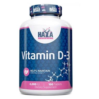 Добавка Haya Labs Vitamin D3 4000 IU 100 таблеток фото №1