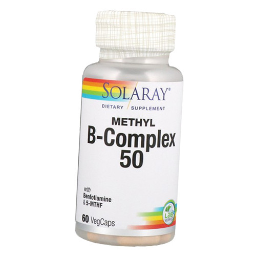 Вітаміни Solaray Methyl B-Complex 50 60вегкапс (36411025) фото №3