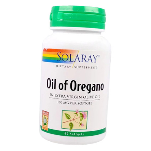 Вітаміни Solaray Oil of Oregano 150 60 гелкапс (36411013) фото №3