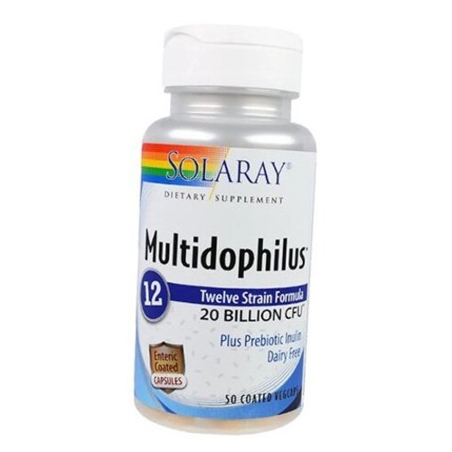 Вітаміни Solaray Multidophilus 12 20 Billion 50 вегкапсул (69411001) фото №1