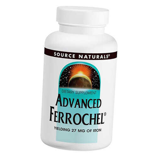 Вітаміни Source Naturals Advanced Ferrochel 180таб (36355051) фото №2