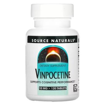 Добавка Source Naturals Vinpocetine 10 mg 120 таблеток фото №1