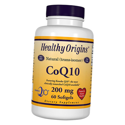 Антиоксидант Healthy Origins CoQ10 200 30 гелкапс (70354019) фото №2
