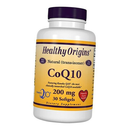 Антиоксидант Healthy Origins CoQ10 200 30 гелкапс (70354019) фото №1