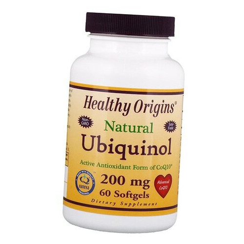 Антиоксидант Healthy Origins Ubiquinol 200 30 гелевих капсул (70354015) фото №1