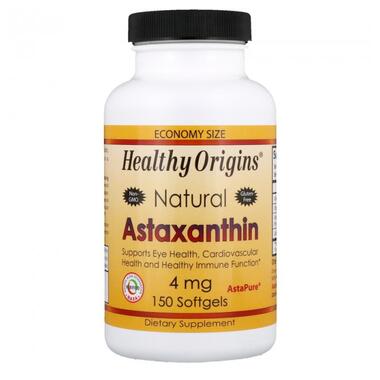 Астаксантин Healthy Origins (Astaxanthin) 4 мг 150 капсул (HOG-84916) фото №1