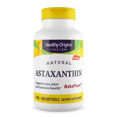 Астаксантин Healthy Origins (Astaxanthin) 4 мг 150 капсул (HOG-84916) фото №3
