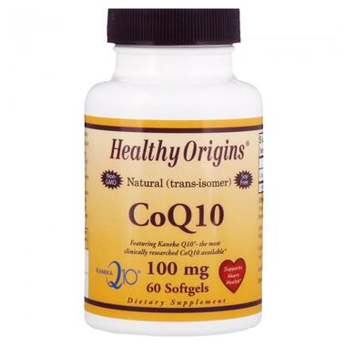 Коензим Q10 Healthy Origins (Kaneka Q10 CoQ10) 100 мг 60 капсул (HOG-35016) фото №1