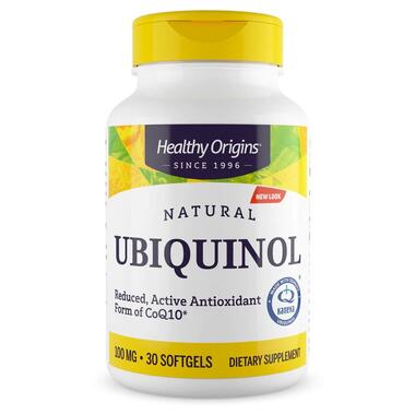 Добавка Healthy Origins Ubiquinol 100 mg 30 капсул  фото №1