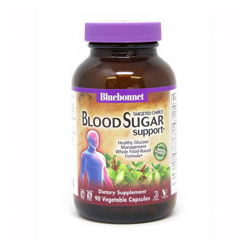 Вітаміни та мінерали Bluebonnet Nutrition Targeted Choice Blood Sugar Support 90 вегакапсул фото №1