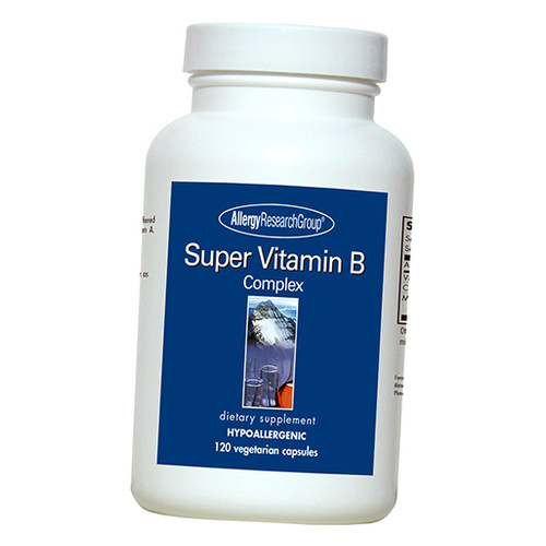 Вітаміни Allergy Research Group Super Vitamin B Complex 120 вегкапсул (36372009) фото №2