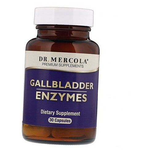 Вітаміни Dr. Mercola Gallbladder Enzymes 30 капсул (69387005) фото №2