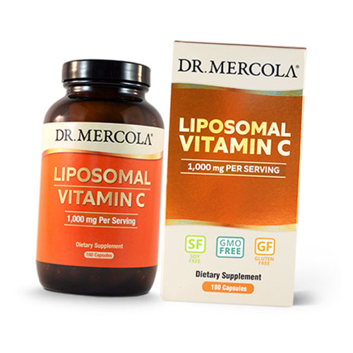 Вітаміни Dr. Mercola Liposomal Vitamin C 180 капсул (36387008) фото №1