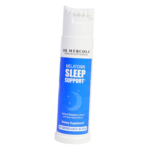 Вітаміни Dr. Mercola Sleep Support with Melatonin 25мл Малина (72387001) фото №1