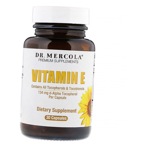 Вітаміни Dr. Mercola Vitamin E 30капс (36387027) фото №1