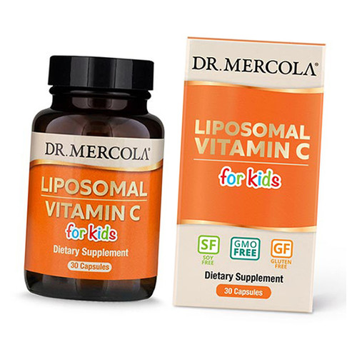 Вітаміни Dr. Mercola Liposomal Vitamin C for Kids 30капс (36387029) фото №1
