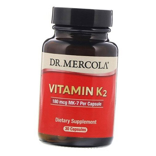 Вітаміни Dr. Mercola Vitamin K2 30капс (36387022) фото №1
