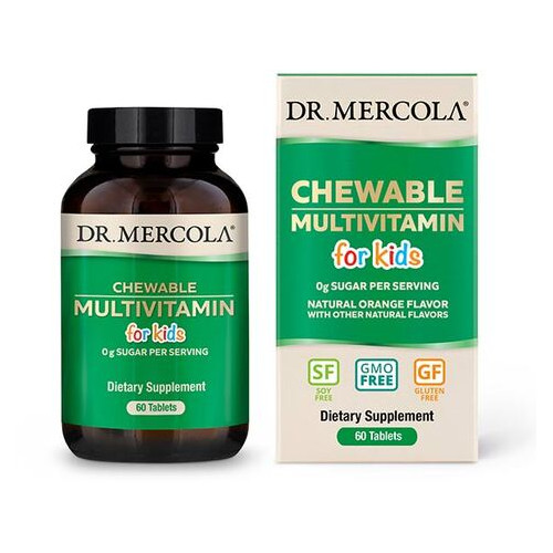 Вітаміни та мінерали Dr. Mercola Chewable Multivitamin for Kids 60 таблеток фото №1