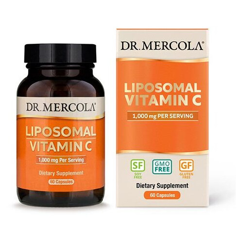 Вітаміни та мінерали Dr. Mercola Liposomal Vitamin C 1000 mg 60 капсул фото №1