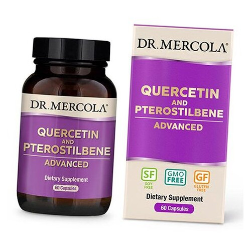 Кверцетин та птеростильбен Dr. Mercola Quercetin and Pterostilbene Advanced 60капс (70387003) фото №1