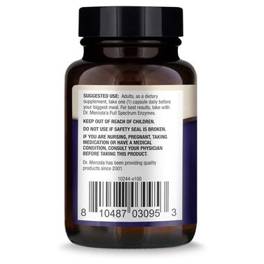 Травні ферменти Dr. Mercola Gallbladder Enzymes 30 капсул  фото №3