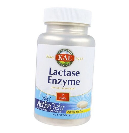 Вітаміни KAL Lactase Enzyme 60 гелкапсул (69424001) фото №1