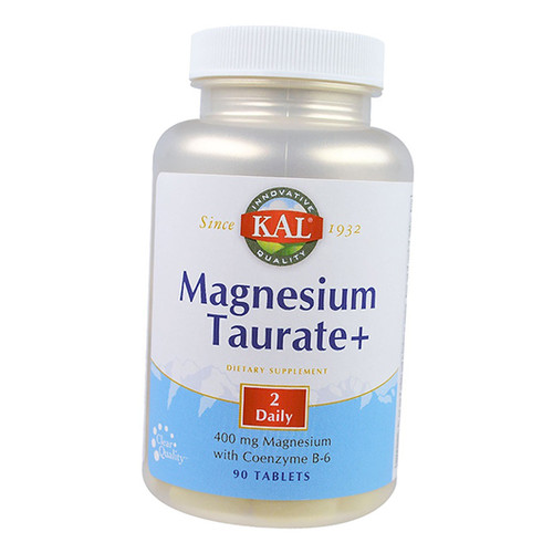 Вітаміни KAL Magnesium Taurate 400 90 таблеток (36424010) фото №1