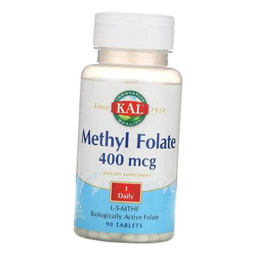 Метилфолат KAL Methyl Folate 400 90таб (36424024) фото №1