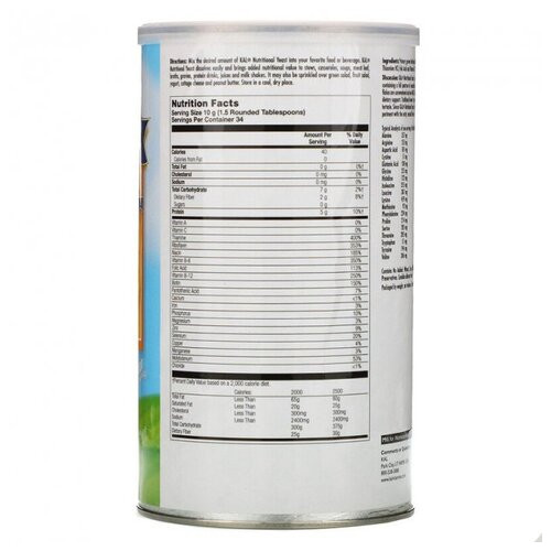 Харчові дріжджі, пластівці, Nutritional Yeast Flakes Vitamin B12, KAL, 12 унцій (340 г) (CAL-38000) фото №2