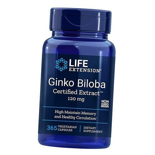 Вітаміни Life Extension Ginkgo Biloba 120 365вегкапс (71346004) фото №1
