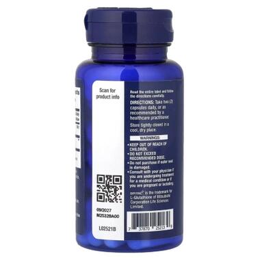 Витаминно-минеральный комплекс Life Extension Глутатион, 500 мг, Glutathione, 60 вегетарианских капсул (LEX-25213) фото №3