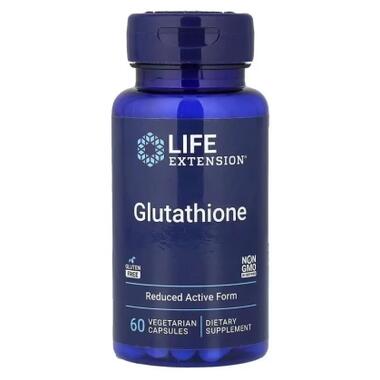 Витаминно-минеральный комплекс Life Extension Глутатион, 500 мг, Glutathione, 60 вегетарианских капсул (LEX-25213) фото №1