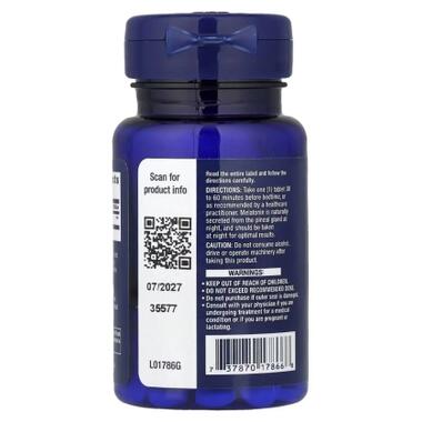 Витаминно-минеральный комплекс Life Extension Мелатонин, 3 мг, Melatonin, 6 Hour Timed Release, 60 вегетарианских таб (LEX-17866) фото №3