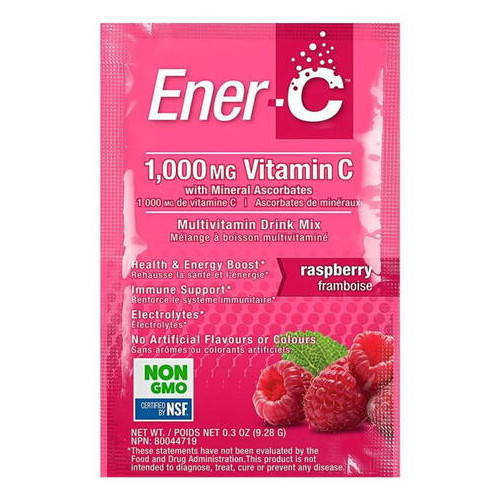 Вітаміни та мінерали Ener-C Vitamin C 1 пак малина фото №1