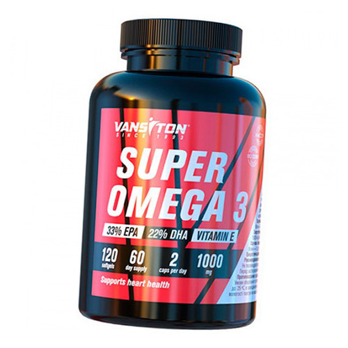Вітаміни Ванситон Super Omega 3 120 гелкапс (67173003) фото №1