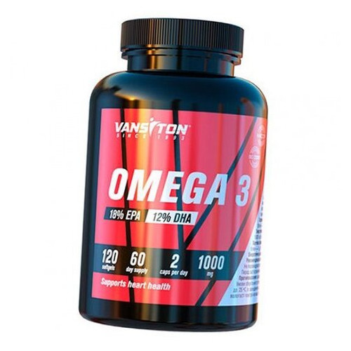 Omega Vansiton Super Omega 3 120 гелевих капсул (67173003) фото №1