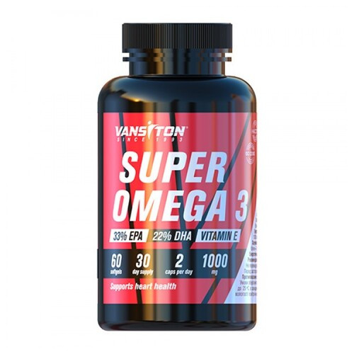 Жирні кислоти Ванситон Super Omega 3 60 капсул фото №1