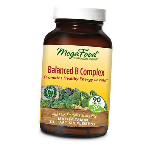 Вітаміни Mega Food Balanced B Complex 90 таблеток (36343026) фото №2