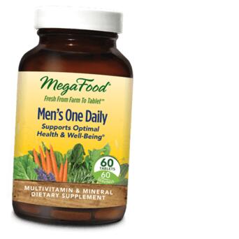 Вітаміни Mega Food Men's One Daily 60 таблеток (36343003) фото №1