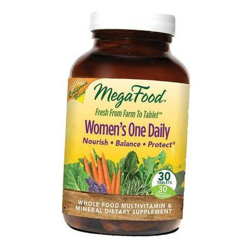 Вітаміни Mega Food Women's One Daily 30 таблеток (36343005) фото №1