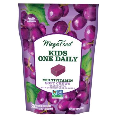 Добавка MegaFood Kids One Daily Multivitamin 30 желейок виноград фото №1