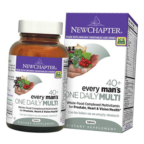 Вітаміни New Chapter Every Man's One Daily 40 plus Multivitamin 48 таблеток (36377016) фото №1