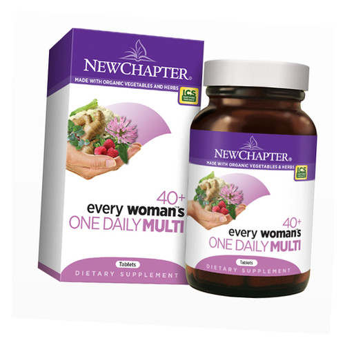 Вітаміни New Chapter Every Woman's 40 One Daily Multivitamin 48 таблеток (36377023) фото №1