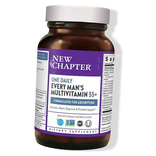 Вітаміни для чоловіків New Chapter Every Mans 55 One Daily Multivitamin 24вегтаб (36377025) фото №1