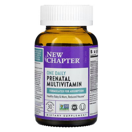 Вітамін New Chapter One Daily Prenatal Multivitamin 30 таблеток фото №1